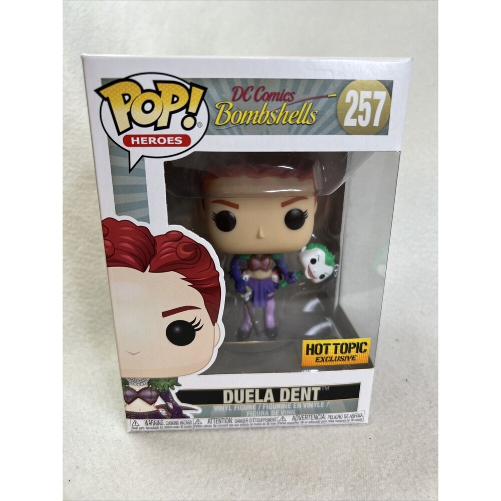 Funko Pop! DC Comics Bombshells Duela‎ Dent Hot Topic Exclusive #257, NEW